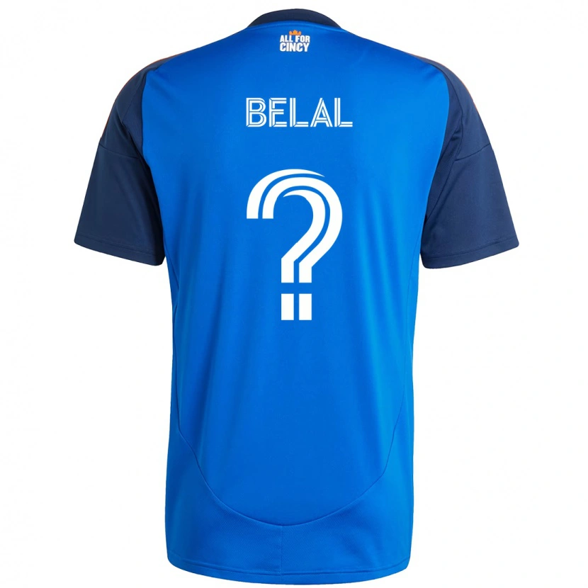 Danxen Dámské Ryan Belal #0 Bílá Modrá Oranžová Domů Hráčské Dresy 2025/26 Dres
