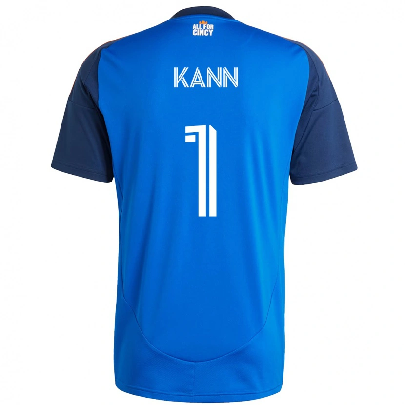 Danxen Dámské Alec Kann #1 Bílá Modrá Oranžová Domů Hráčské Dresy 2025/26 Dres