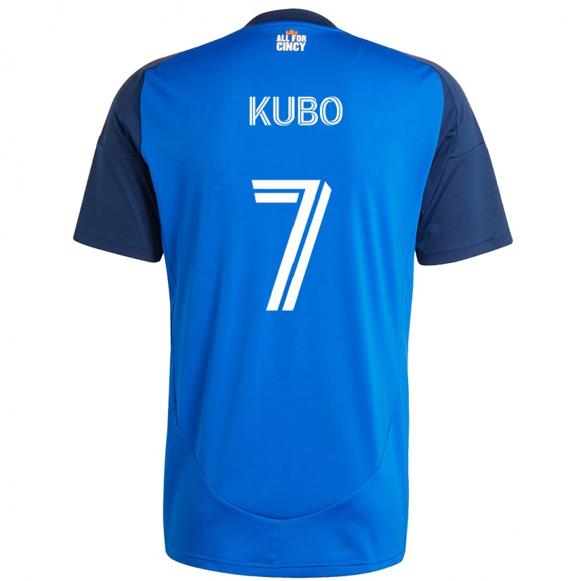 Danxen Dámské Yuya Kubo #7 Bílá Modrá Oranžová Domů Hráčské Dresy 2025/26 Dres