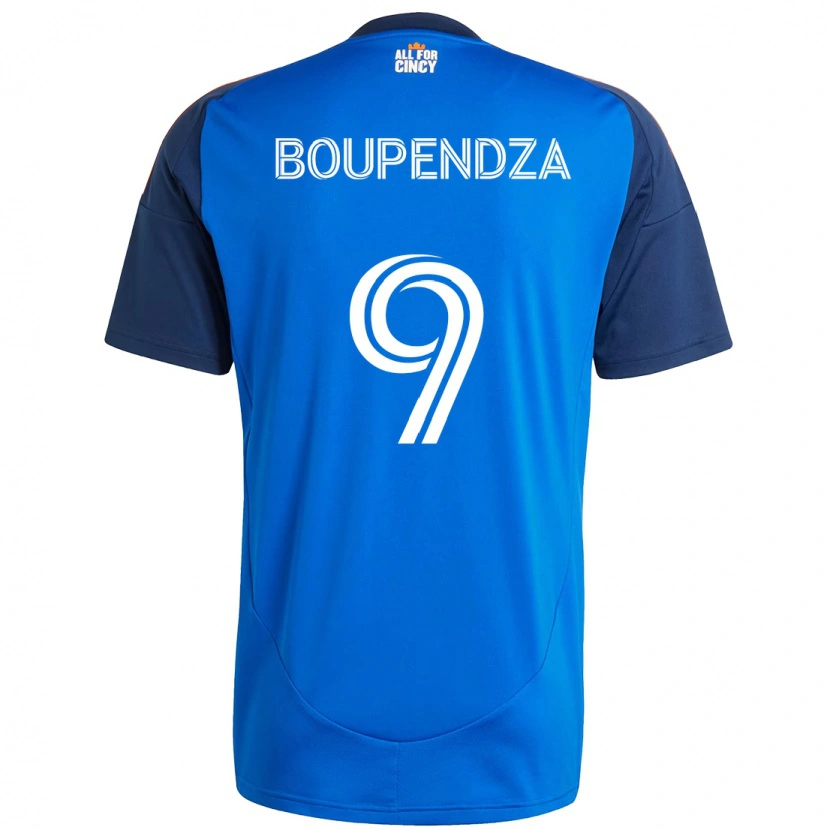 Danxen Dámské Aaron Boupendza #9 Bílá Modrá Oranžová Domů Hráčské Dresy 2025/26 Dres