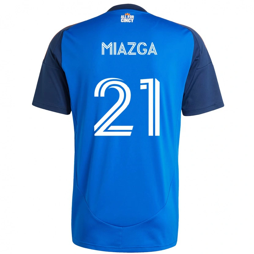 Danxen Dámské Matt Miazga #21 Bílá Modrá Oranžová Domů Hráčské Dresy 2025/26 Dres