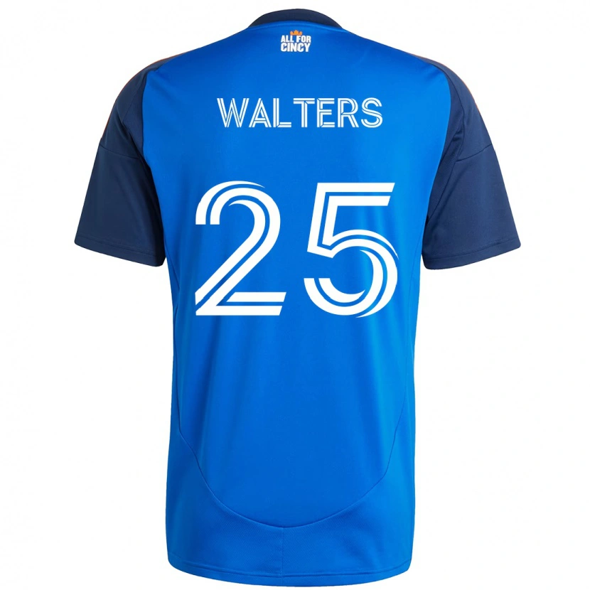 Danxen Dámské Paul Walters #25 Bílá Modrá Oranžová Domů Hráčské Dresy 2025/26 Dres