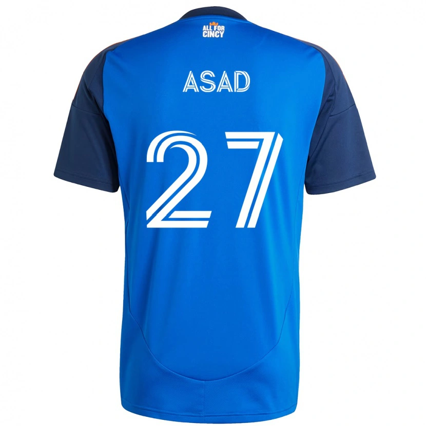 Danxen Dámské Yamil Asad #27 Bílá Modrá Oranžová Domů Hráčské Dresy 2025/26 Dres