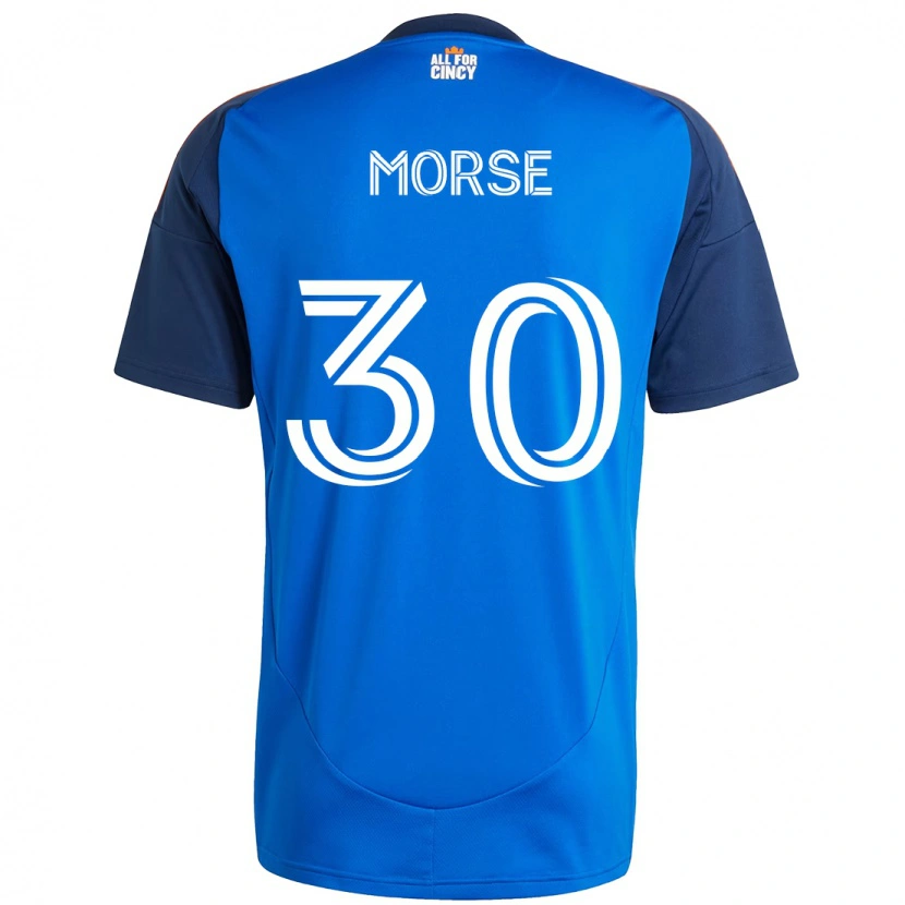 Danxen Dámské Hunter Morse #30 Bílá Modrá Oranžová Domů Hráčské Dresy 2025/26 Dres