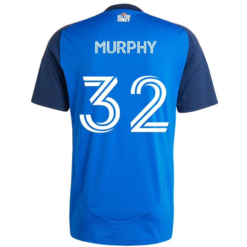 Danxen Dámské Ian Murphy #32 Bílá Modrá Oranžová Domů Hráčské Dresy 2025/26 Dres