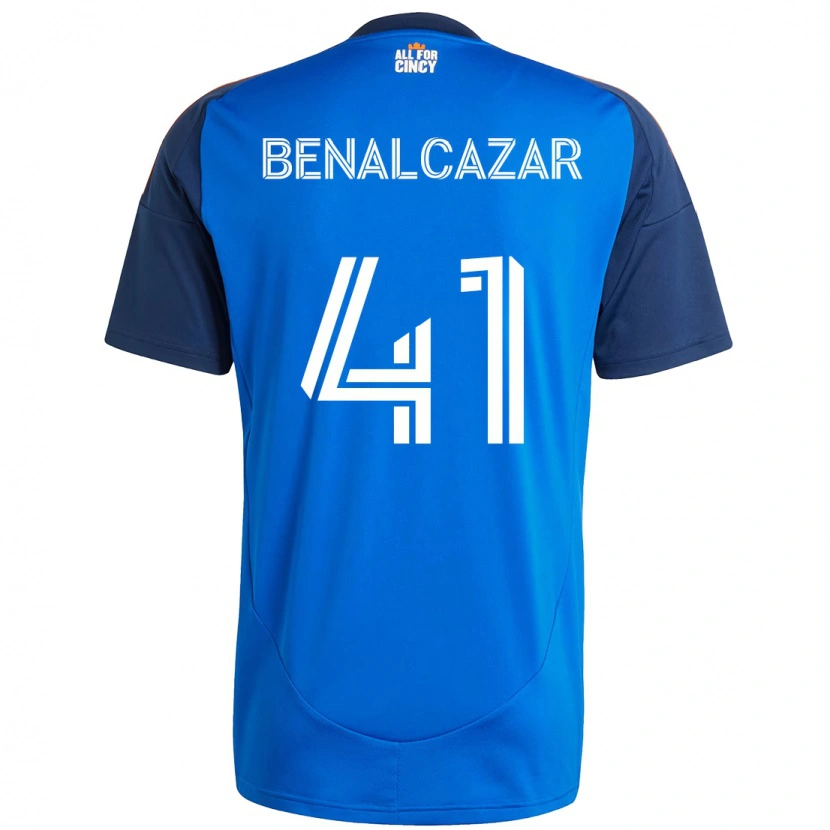 Danxen Dámské Nico Benalcázar #41 Bílá Modrá Oranžová Domů Hráčské Dresy 2025/26 Dres