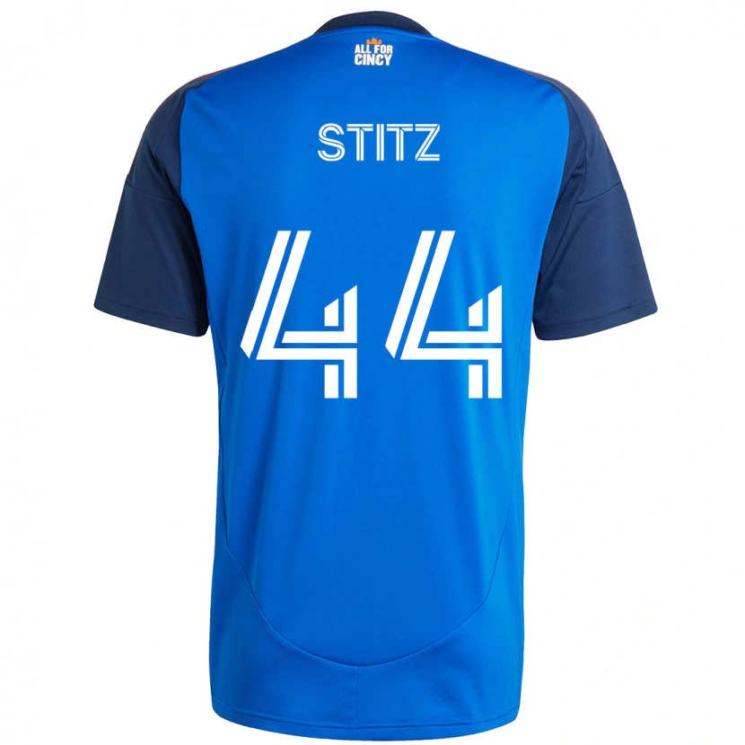 Danxen Dámské Ben Stitz #44 Bílá Modrá Oranžová Domů Hráčské Dresy 2025/26 Dres