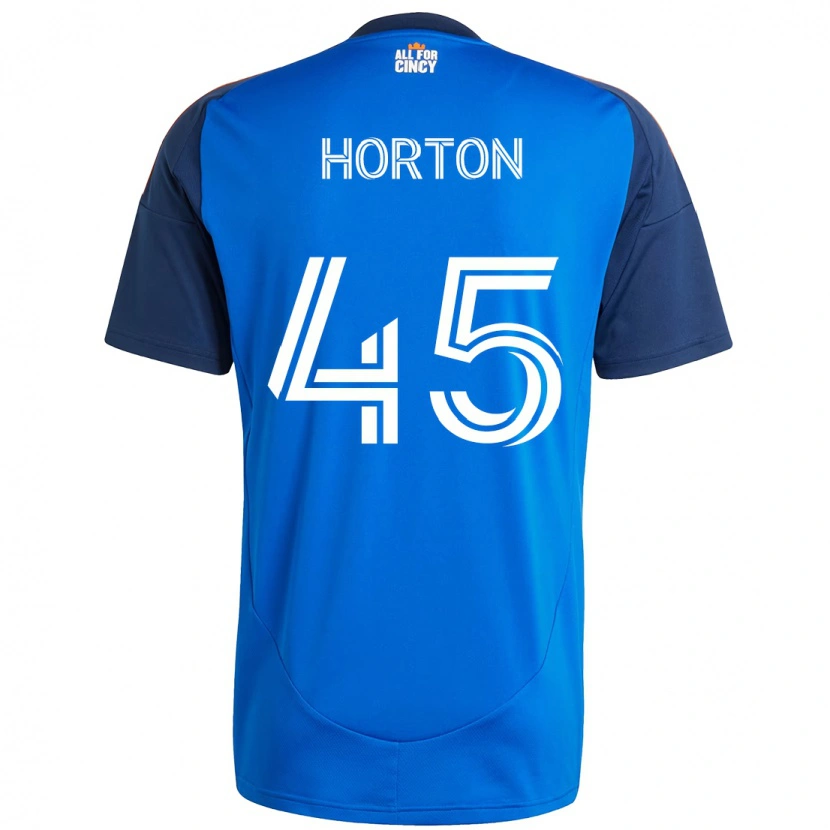 Danxen Dámské Philip Horton #45 Bílá Modrá Oranžová Domů Hráčské Dresy 2025/26 Dres