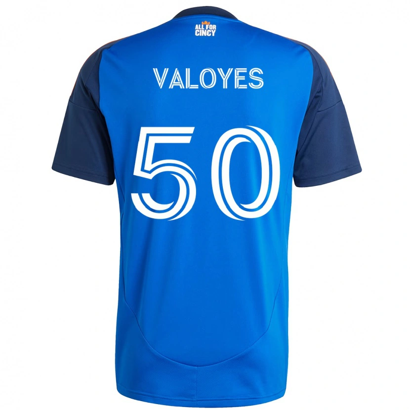 Danxen Dámské Yeiner Valoyes #50 Bílá Modrá Oranžová Domů Hráčské Dresy 2025/26 Dres