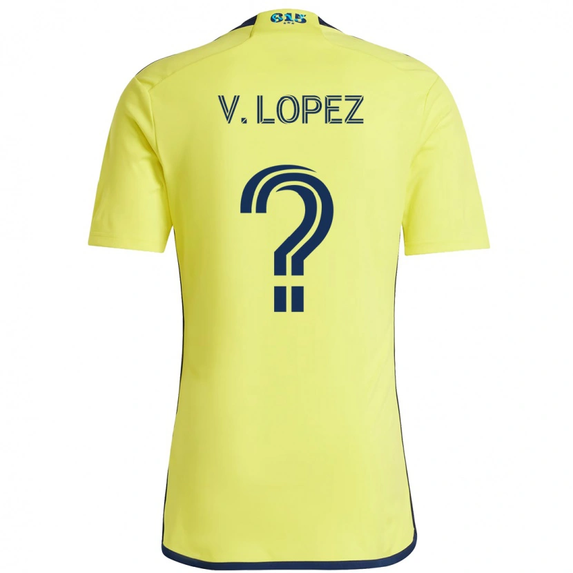 Danxen Dámské Alejandro Velazquez-Lopez #0 Námořnická Modrá Žlutá Domů Hráčské Dresy 2025/26 Dres