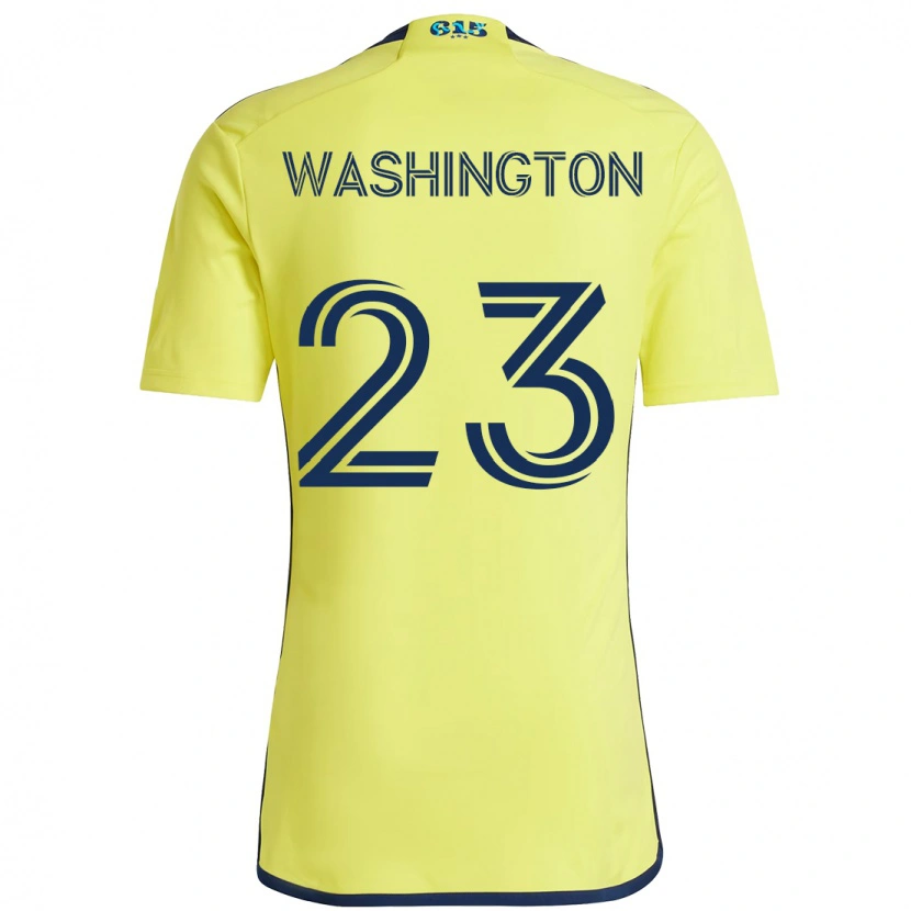 Danxen Dámské Taylor Washington #23 Námořnická Modrá Žlutá Domů Hráčské Dresy 2025/26 Dres
