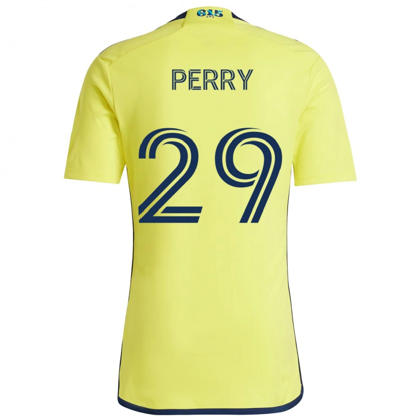 Danxen Dámské Nebiyou Perry #29 Námořnická Modrá Žlutá Domů Hráčské Dresy 2025/26 Dres