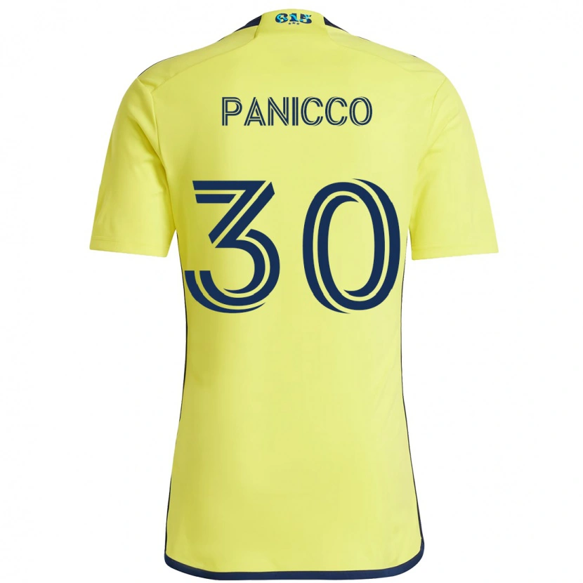 Danxen Dámské Elliot Panicco #30 Námořnická Modrá Žlutá Domů Hráčské Dresy 2025/26 Dres
