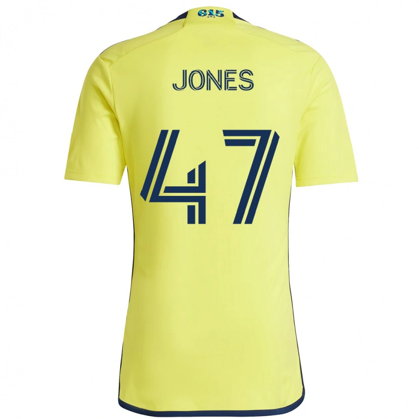 Danxen Dámské Isaiah Jones #47 Námořnická Modrá Žlutá Domů Hráčské Dresy 2025/26 Dres
