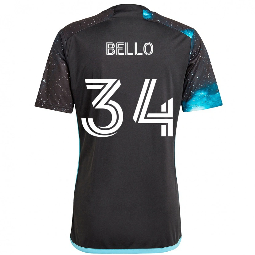 Danxen Dámské Zaydan Bello #34 Nebesky Modrá Domů Hráčské Dresy 2025/26 Dres