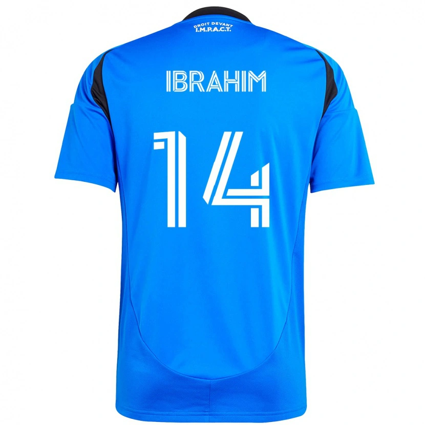 Danxen Dámské Sunusi Ibrahim #14 Nebesky Modrá Tmavě Modrá Domů Hráčské Dresy 2025/26 Dres
