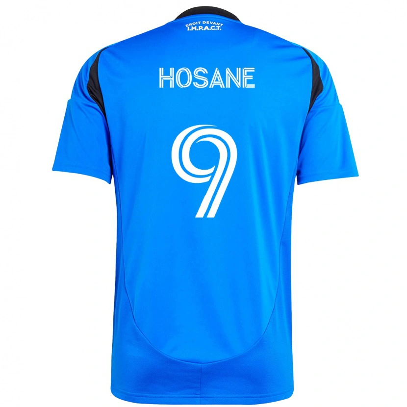 Danxen Dámské Soukou Hosane #9 Nebesky Modrá Tmavě Modrá Domů Hráčské Dresy 2025/26 Dres