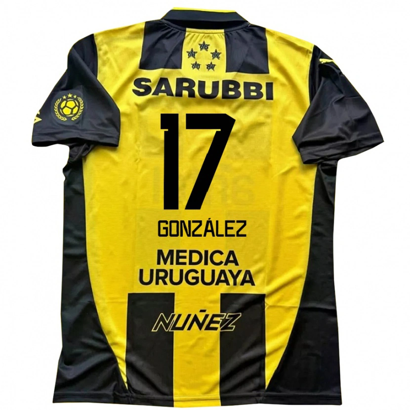 Danxen Dámské Luciano González #17 Černá Žlutá Domů Hráčské Dresy 2025/26 Dres