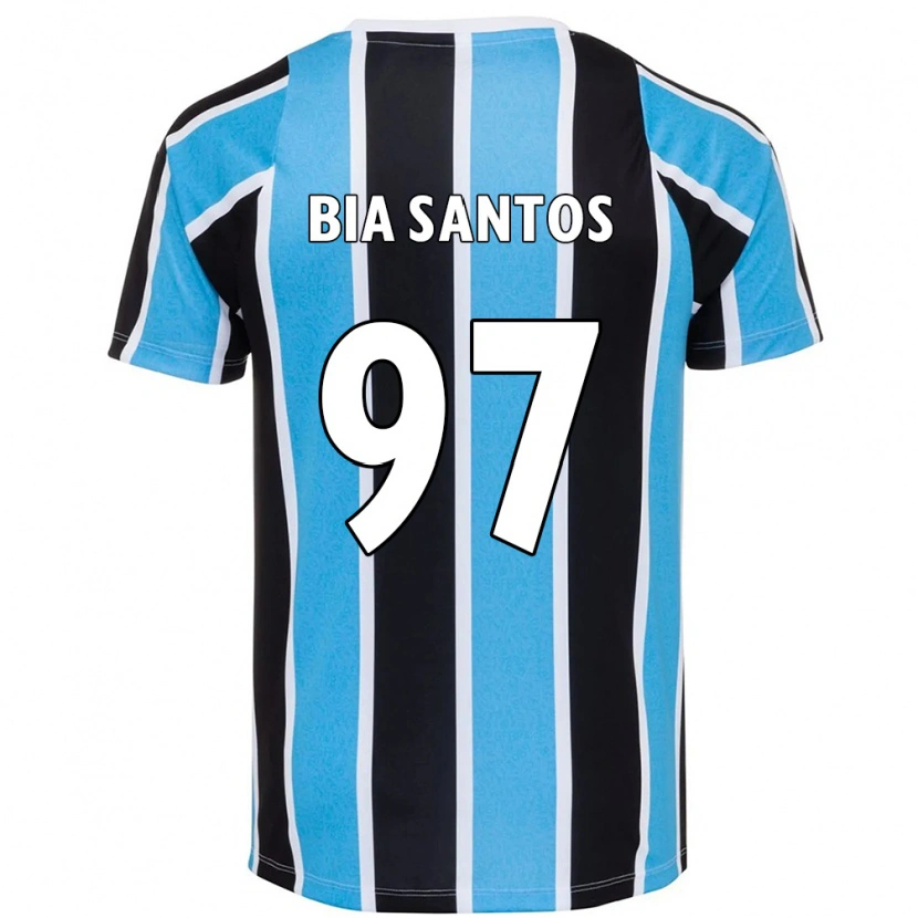 Danxen Dámské Bia Santos #97 Bílá Modrá Domů Hráčské Dresy 2025/26 Dres