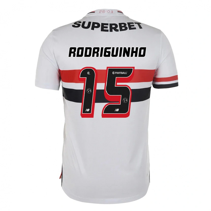 Danxen Dámské Rodriguinho #15 Černá Červená Domů Hráčské Dresy 2025/26 Dres