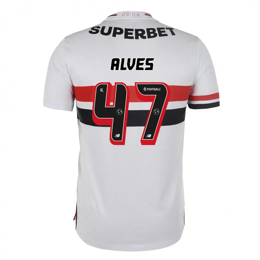 Danxen Dámské Matheus Alves #47 Černá Červená Domů Hráčské Dresy 2025/26 Dres