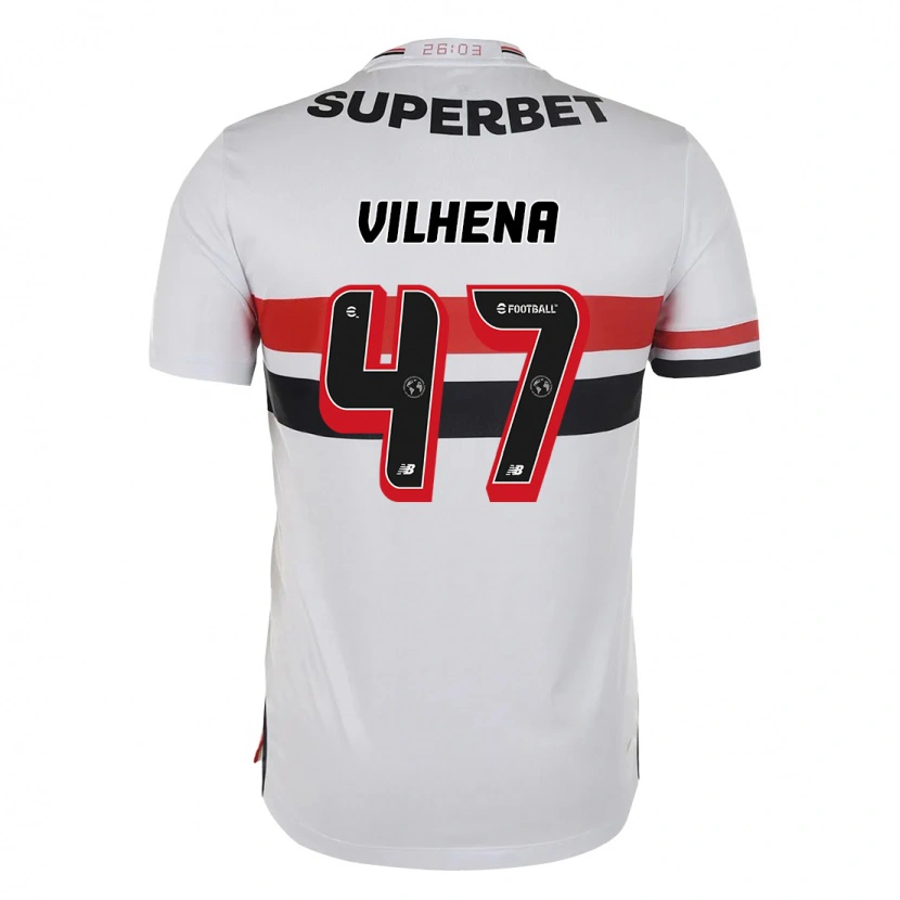 Danxen Dámské Pedro Vilhena #47 Černá Červená Domů Hráčské Dresy 2025/26 Dres