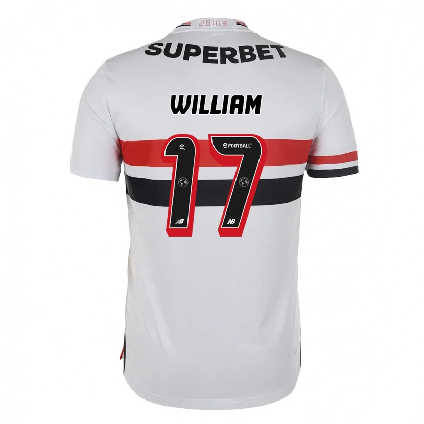 Danxen Dámské William #17 Černá Červená Domů Hráčské Dresy 2025/26 Dres