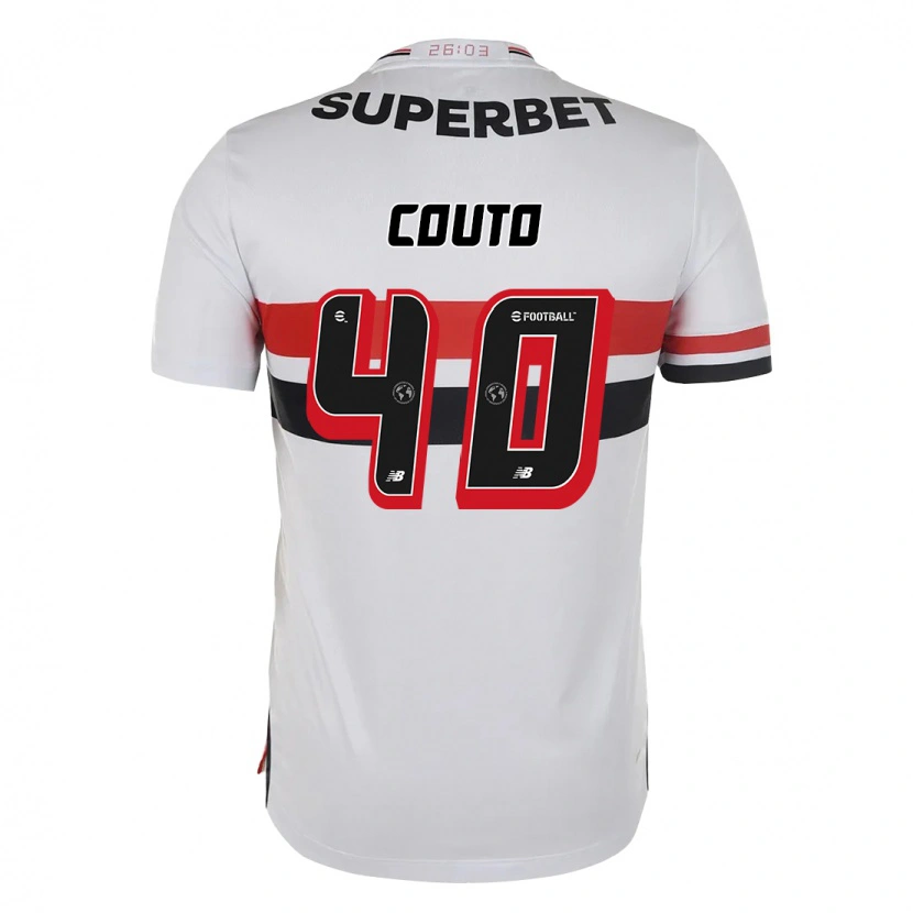 Danxen Dámské Thiago Couto #40 Černá Červená Domů Hráčské Dresy 2025/26 Dres