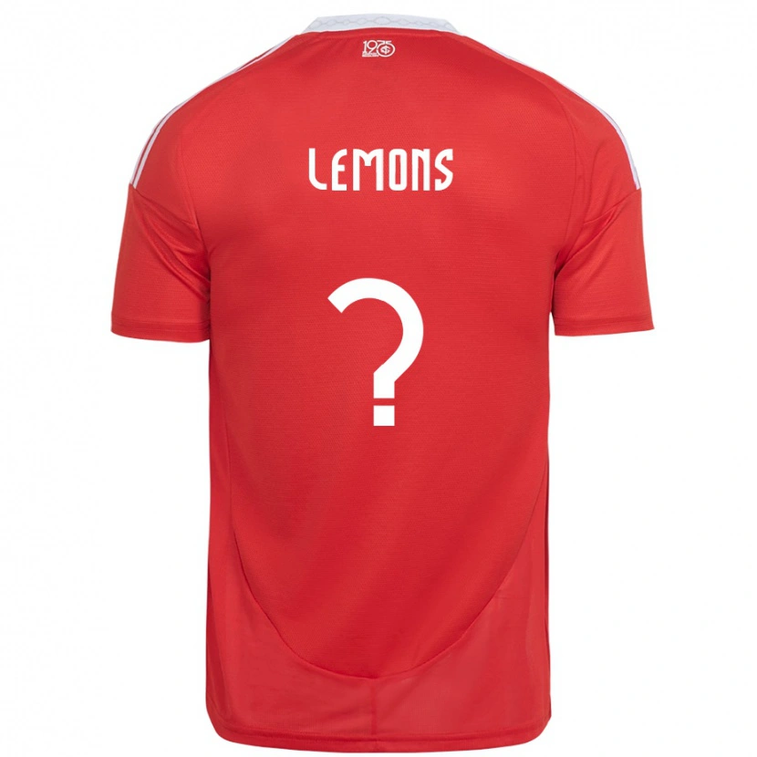 Danxen Dámské Matheus Lemons #0 Bílá Červená Domů Hráčské Dresy 2025/26 Dres