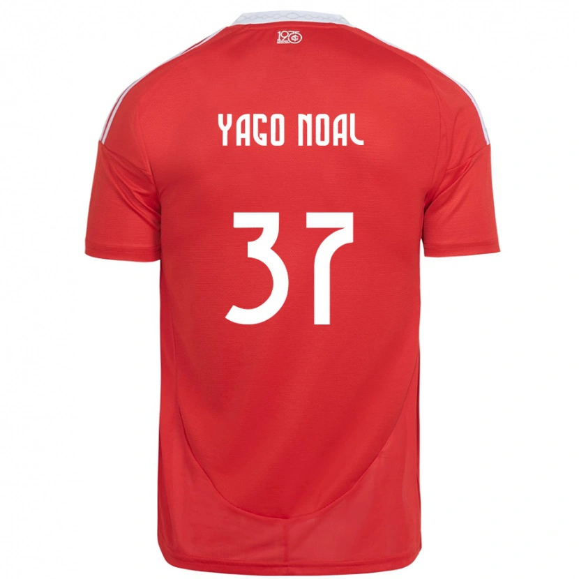 Danxen Dámské Yago Noal #37 Bílá Červená Domů Hráčské Dresy 2025/26 Dres