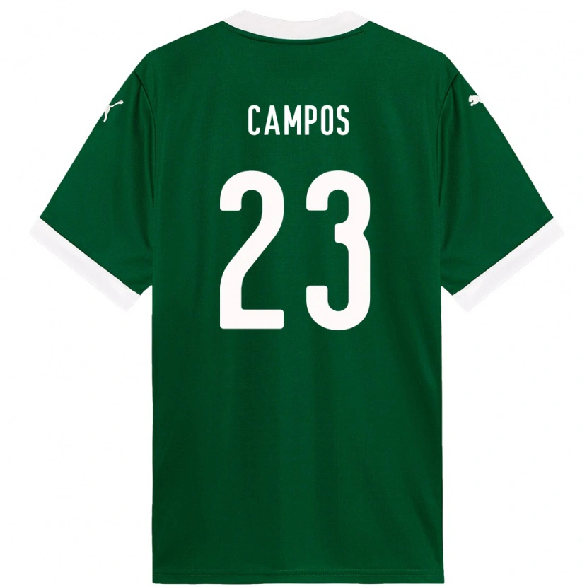 Danxen Dámské Victor Campos #23 Bílá Zelená Domů Hráčské Dresy 2025/26 Dres