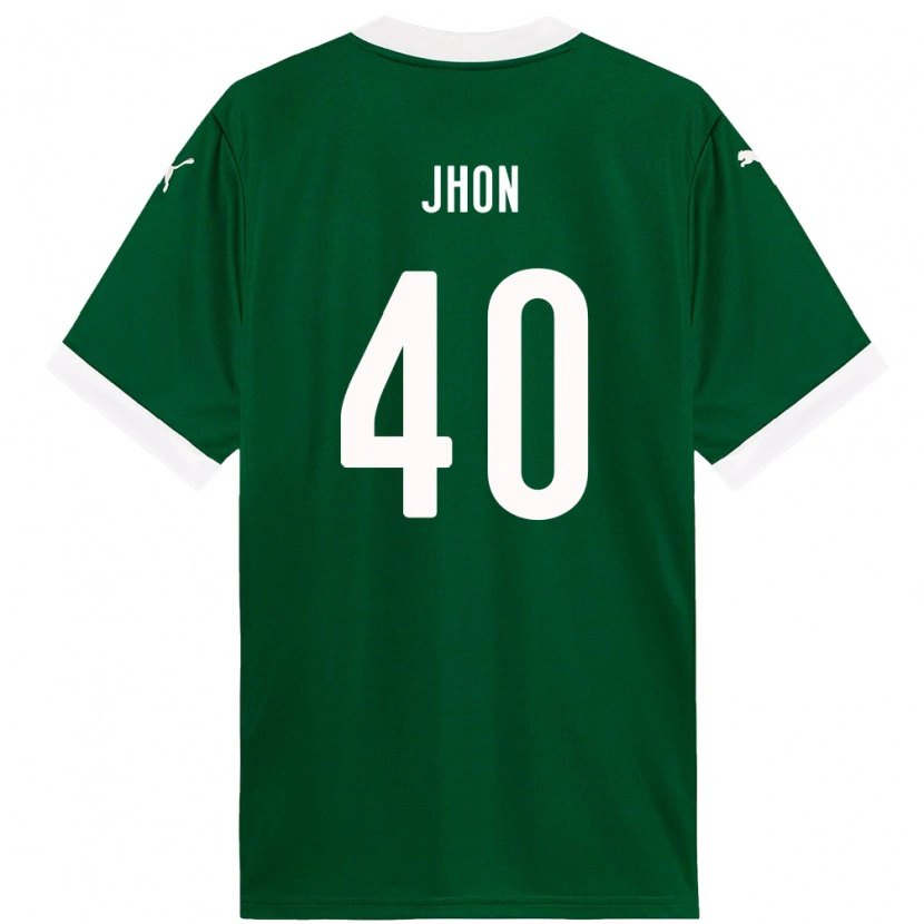 Danxen Dámské Jhon Jhon #40 Bílá Zelená Domů Hráčské Dresy 2025/26 Dres