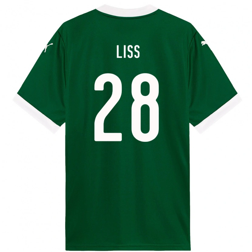 Danxen Dámské Victória Liss #28 Bílá Zelená Domů Hráčské Dresy 2025/26 Dres
