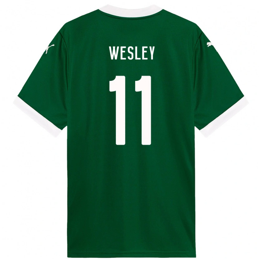 Danxen Dámské Wesley #11 Bílá Zelená Domů Hráčské Dresy 2025/26 Dres