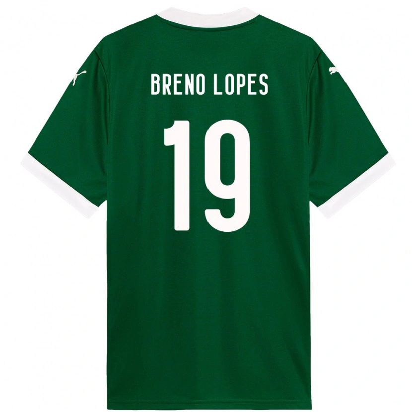 Danxen Dámské Breno Lopes #19 Bílá Zelená Domů Hráčské Dresy 2025/26 Dres