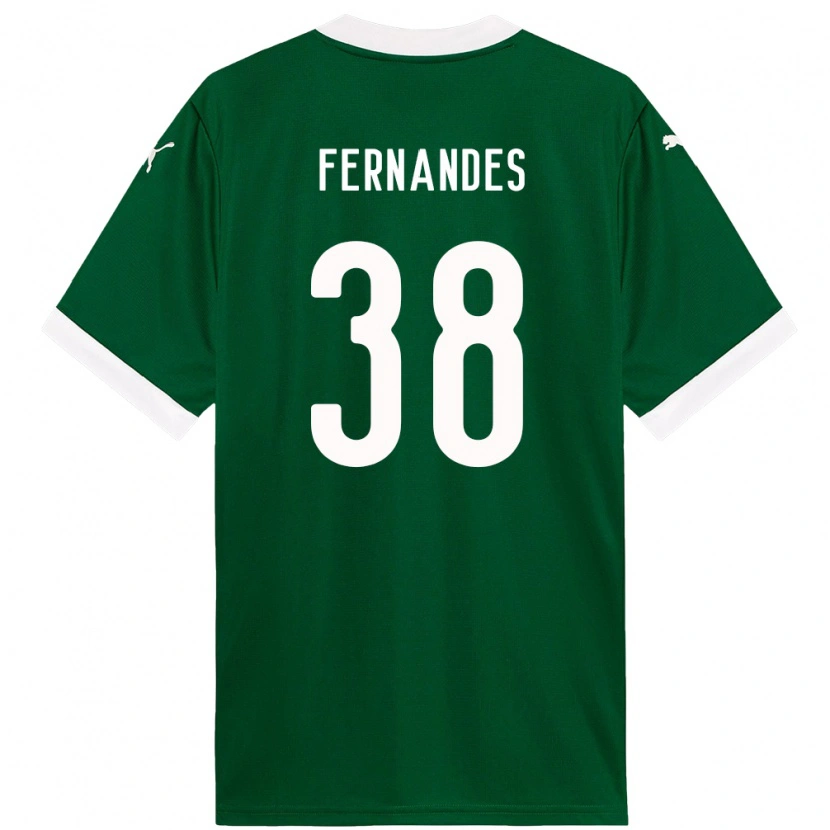 Danxen Dámské Matheus Fernandes #38 Bílá Zelená Domů Hráčské Dresy 2025/26 Dres