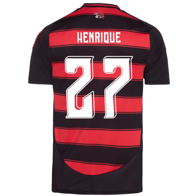 Danxen Dámské Bruno Henrique #27 Bílá Červená Domů Hráčské Dresy 2025/26 Dres