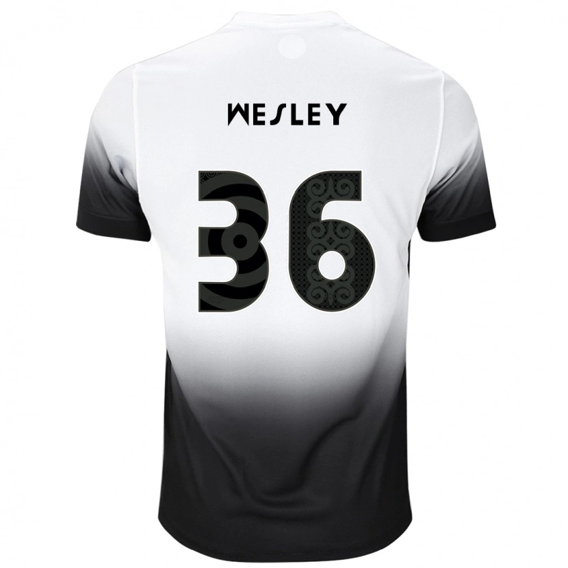 Danxen Dámské Wesley #36 Černá Bílá Domů Hráčské Dresy 2025/26 Dres