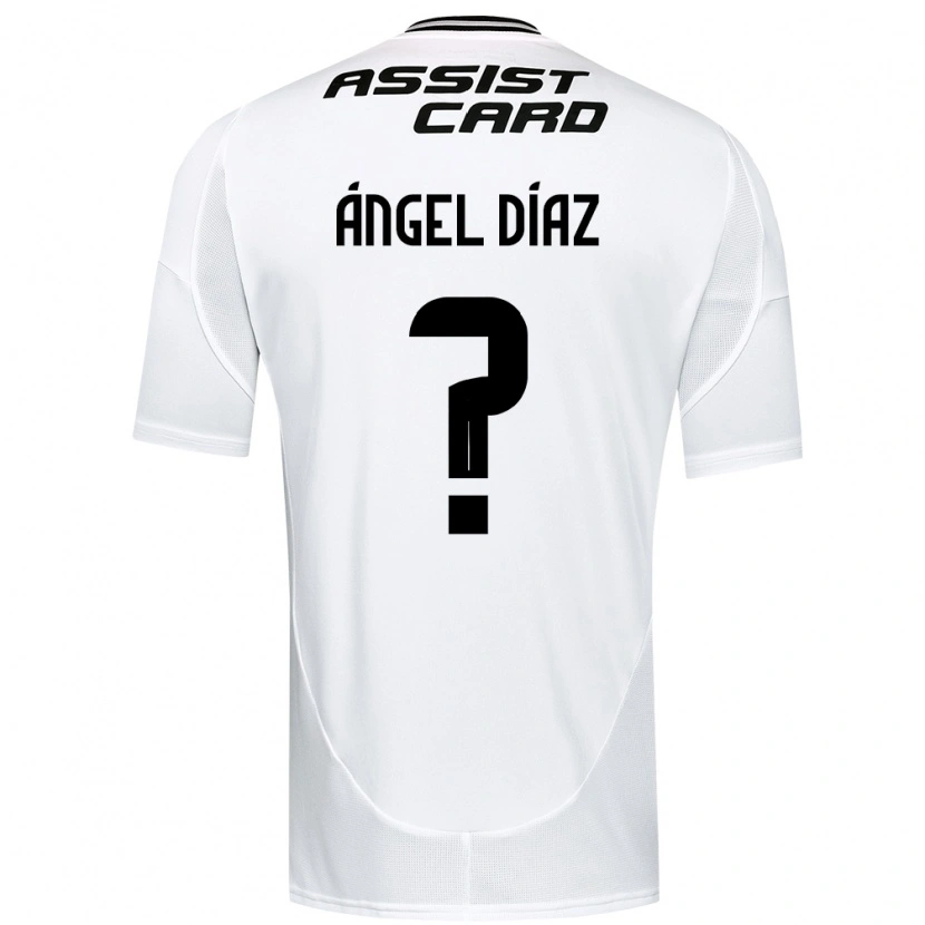 Danxen Dámské Ángel Díaz #0 Černá Bílá Domů Hráčské Dresy 2025/26 Dres