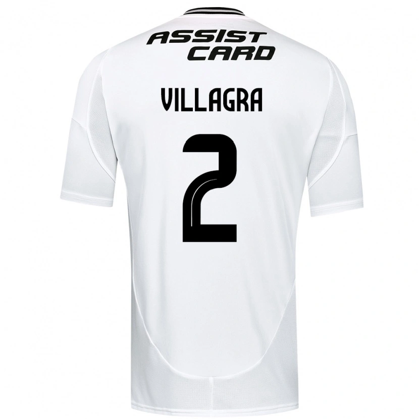 Danxen Dámské Jonathan Villagra #2 Černá Bílá Domů Hráčské Dresy 2025/26 Dres