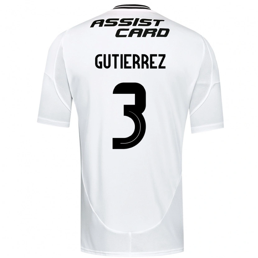 Danxen Dámské Daniel Gutiérrez #3 Černá Bílá Domů Hráčské Dresy 2025/26 Dres