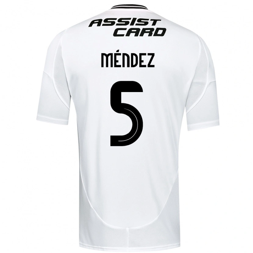 Danxen Dámské Víctor Méndez #5 Černá Bílá Domů Hráčské Dresy 2025/26 Dres
