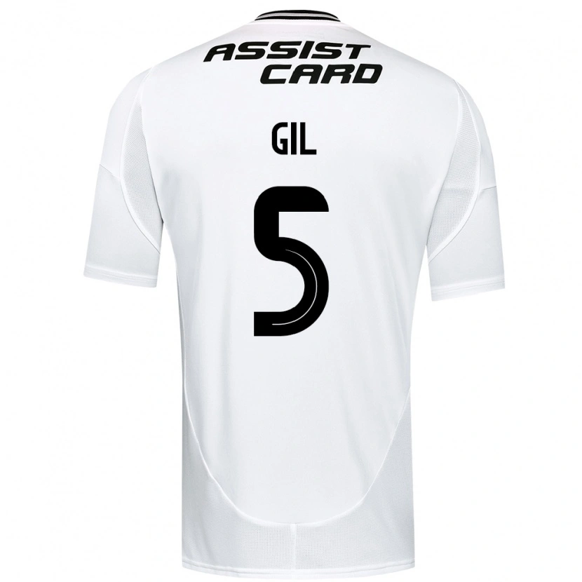 Danxen Dámské Leonardo Gil #5 Černá Bílá Domů Hráčské Dresy 2025/26 Dres