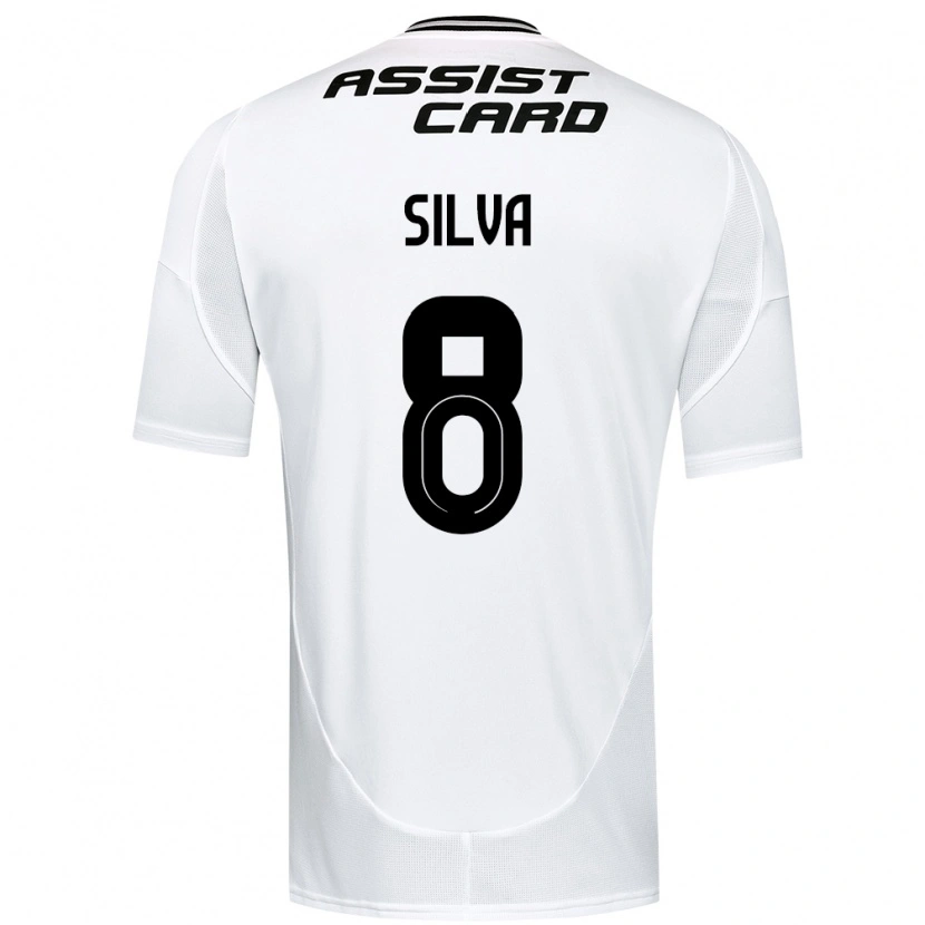 Danxen Dámské Bastián Silva #8 Černá Bílá Domů Hráčské Dresy 2025/26 Dres