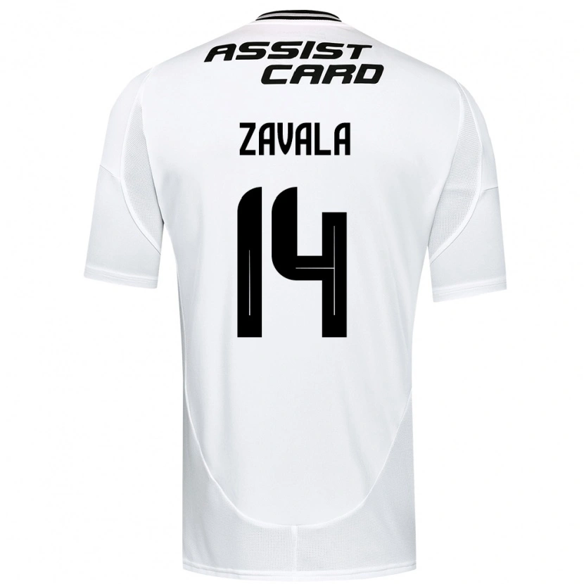 Danxen Dámské Cristián Zavala #14 Černá Bílá Domů Hráčské Dresy 2025/26 Dres