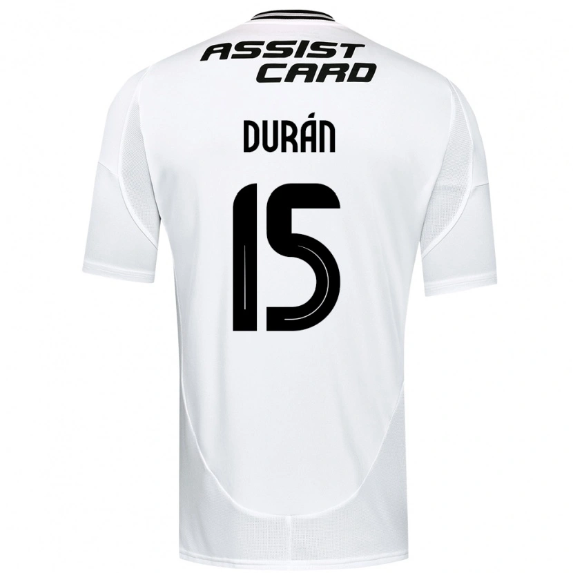 Danxen Dámské José Durán #15 Černá Bílá Domů Hráčské Dresy 2025/26 Dres