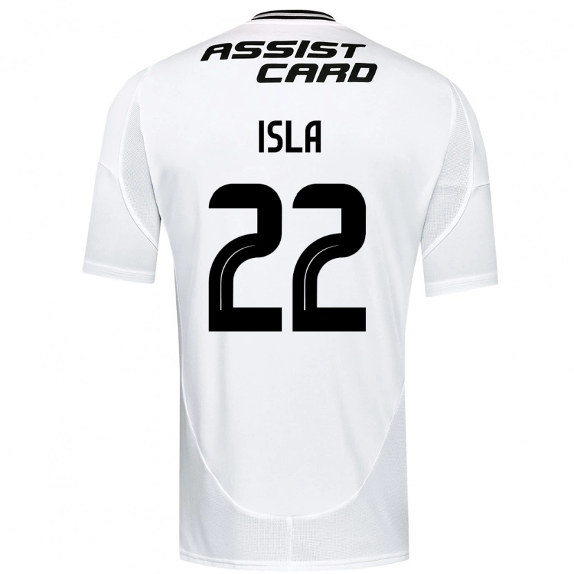 Danxen Dámské Mauricio Isla #22 Černá Bílá Domů Hráčské Dresy 2025/26 Dres