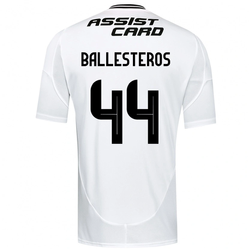 Danxen Dámské Martín Ballesteros #44 Černá Bílá Domů Hráčské Dresy 2025/26 Dres