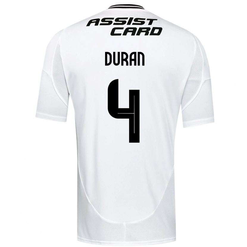 Danxen Dámské Elisa Durán #4 Černá Bílá Domů Hráčské Dresy 2025/26 Dres