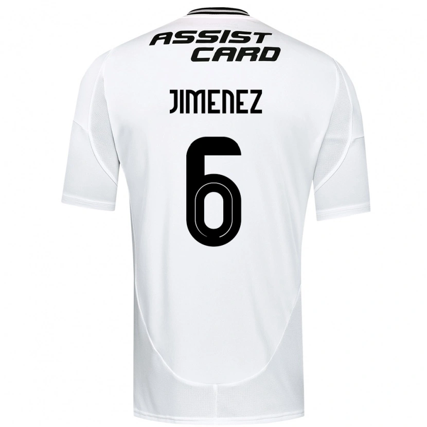 Danxen Dámské Yastin Jiménez #6 Černá Bílá Domů Hráčské Dresy 2025/26 Dres